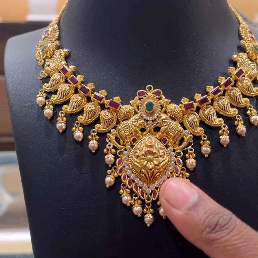 CHANDANA Brothers 25.27gms NECKLACE 22K Yellow Gold