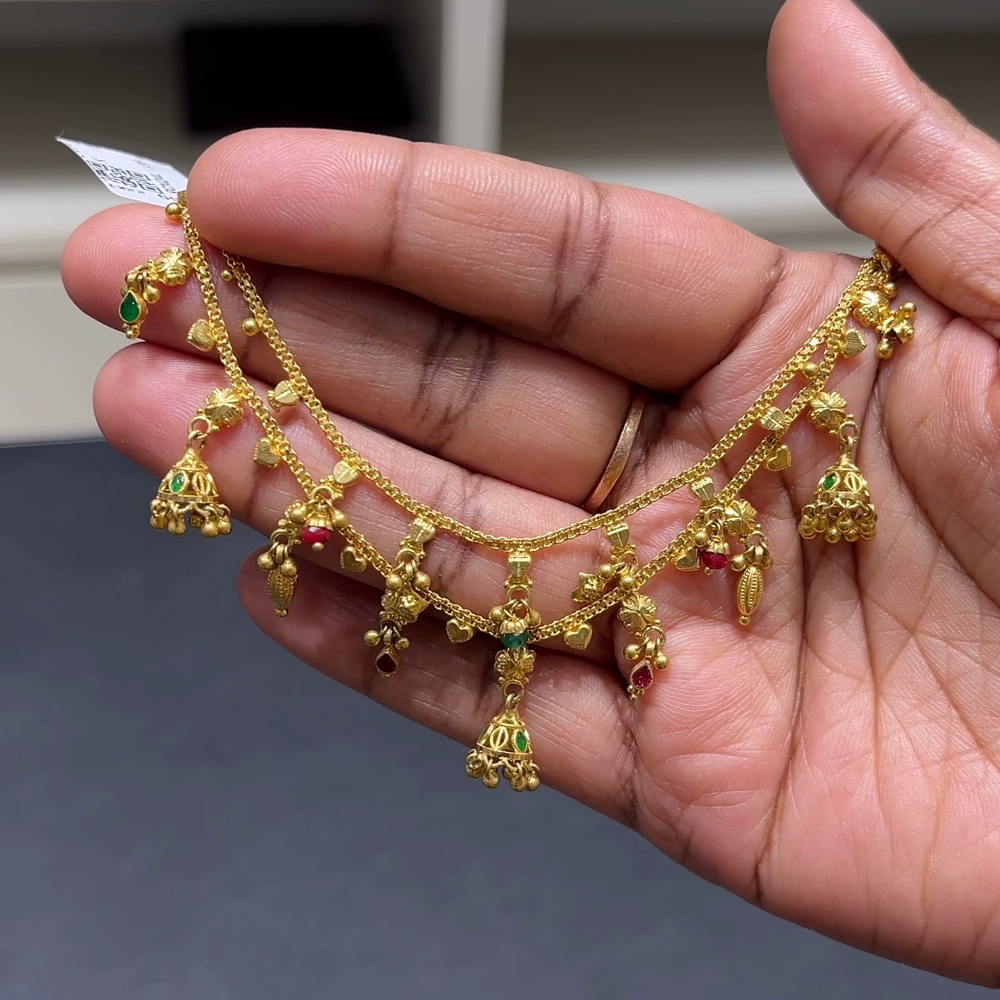 RS BROTHERS 19.82gms Chempasaralu 22K Yellow Gold