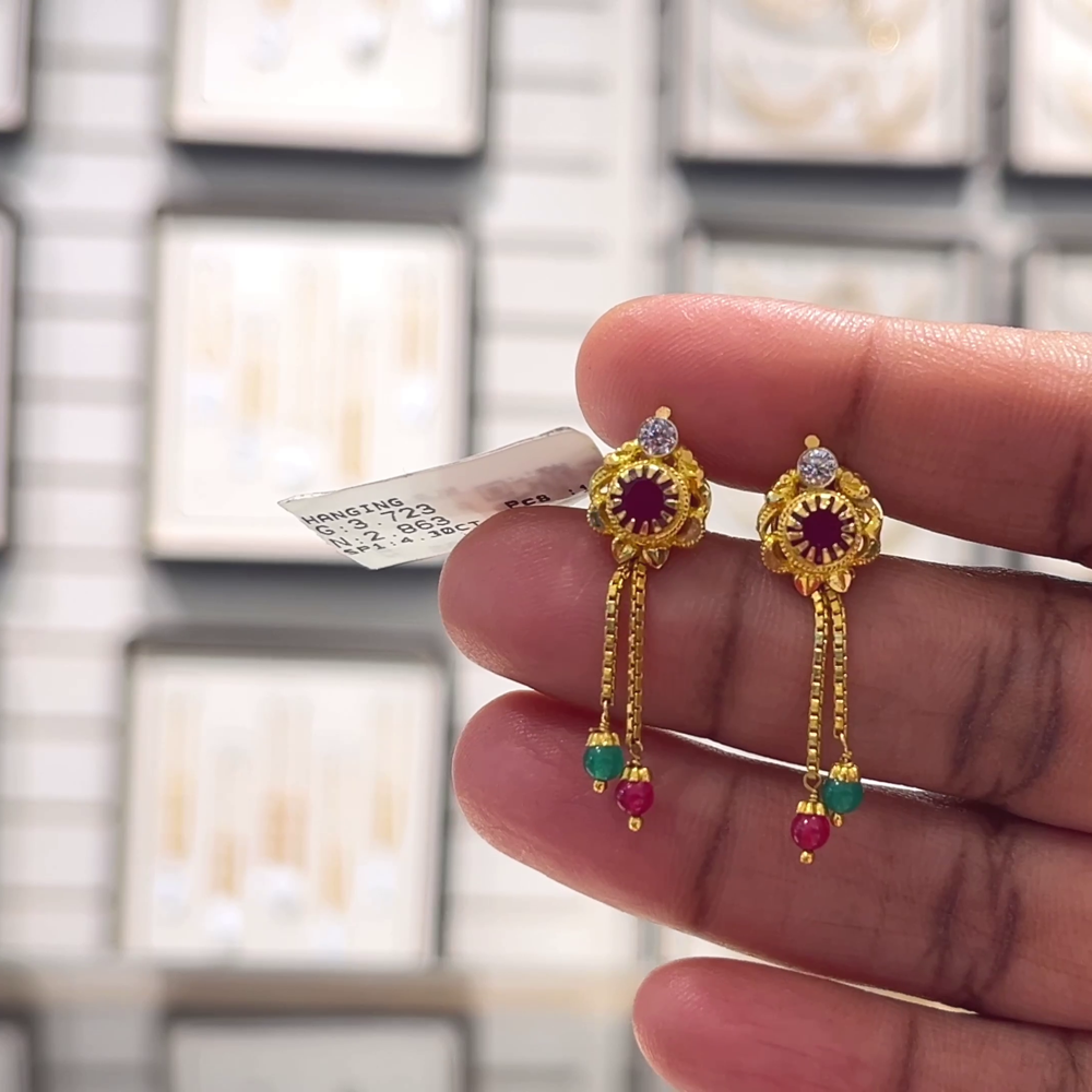 [make to order] 2.863gms EARRINGS 22K