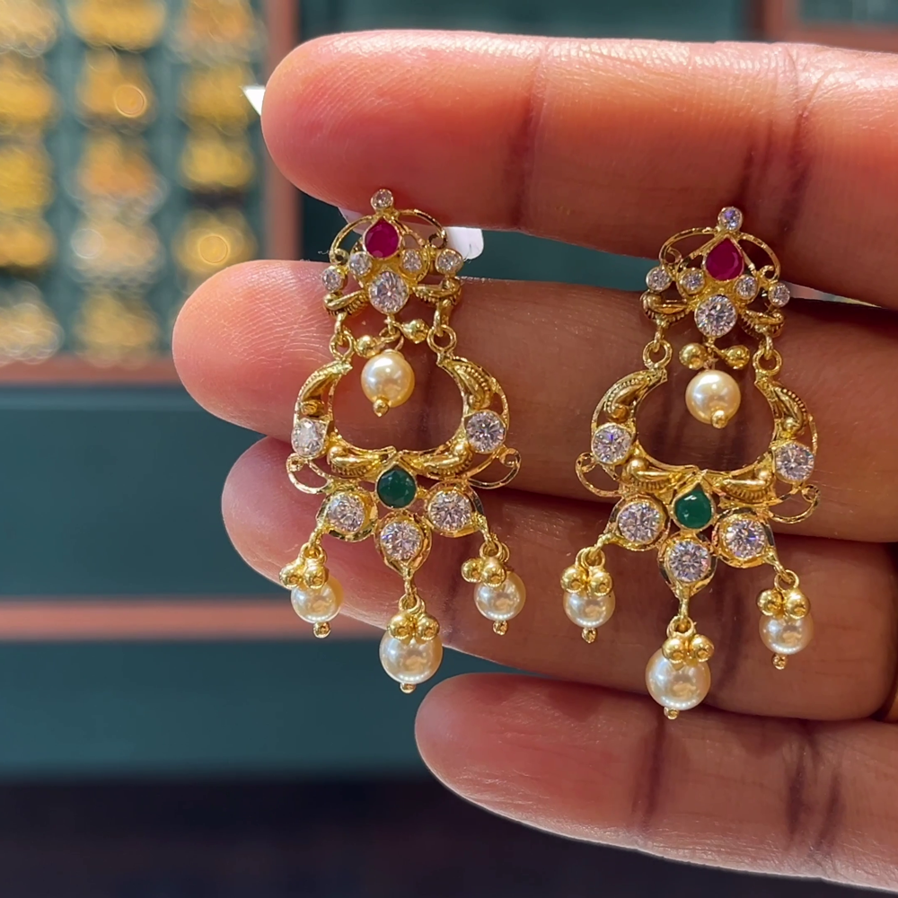 CMR 6.23gms EARRINGS 22K Yellow Gold