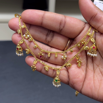 RS BROTHERS 16.282gms Chempasaralu 22K Yellow Gold