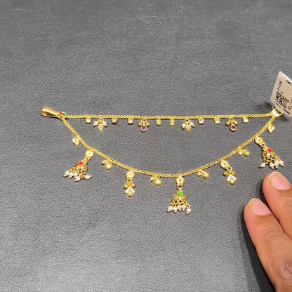 RS BROTHERS 16.282gms Chempasaralu 22K Yellow Gold