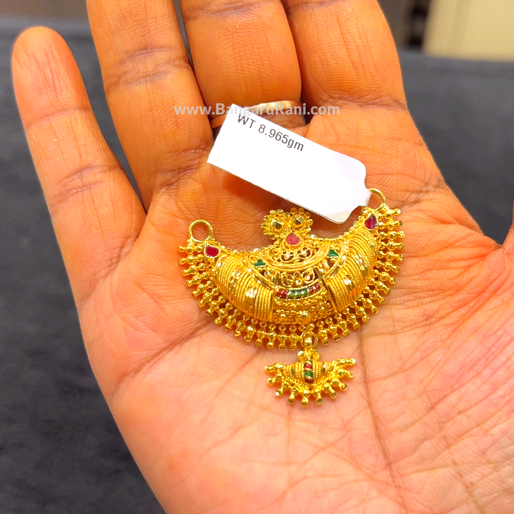 CHANDANA Brothers 8.965gms Pendent 22K Yellow Gold