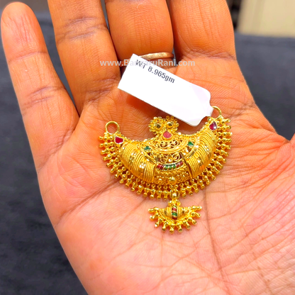 CHANDANA Brothers 8.965gms Pendent 22K Yellow Gold