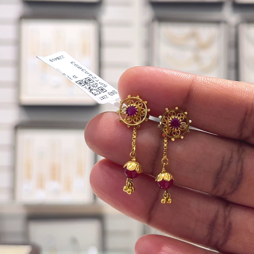 [make to order] 2.451gms EARRINGS 22K