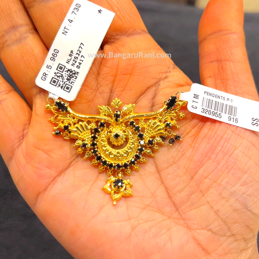 CHANDANA Brothers 4.73gms Pendent 22K Yellow Gold