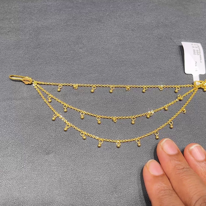 RS BROTHERS 8.88gms Chempasaralu 22K Yellow Gold