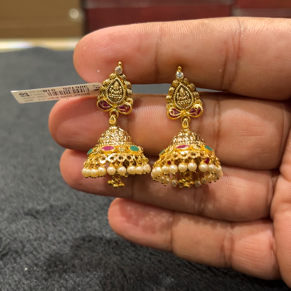 CHANDANA Brothers 9.783gms EARRINGS 22K Yellow Gold