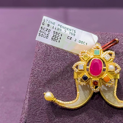 CMR 7.759gms Pendent 22K Yellow Gold