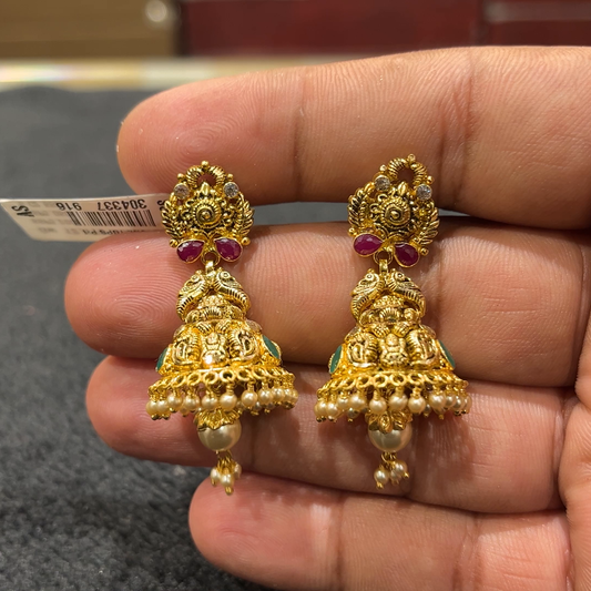 CHANDANA Brothers 9.78gms EARRINGS 22K Yellow Gold