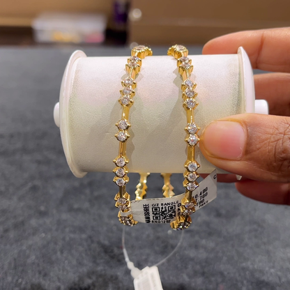 CHANDANA Brothers 37.695gms BANGLES 22K Yellow Gold