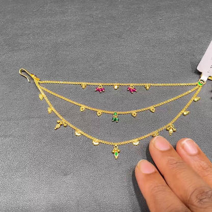 RS BROTHERS 12.018gms Chempasaralu 22K Yellow Gold