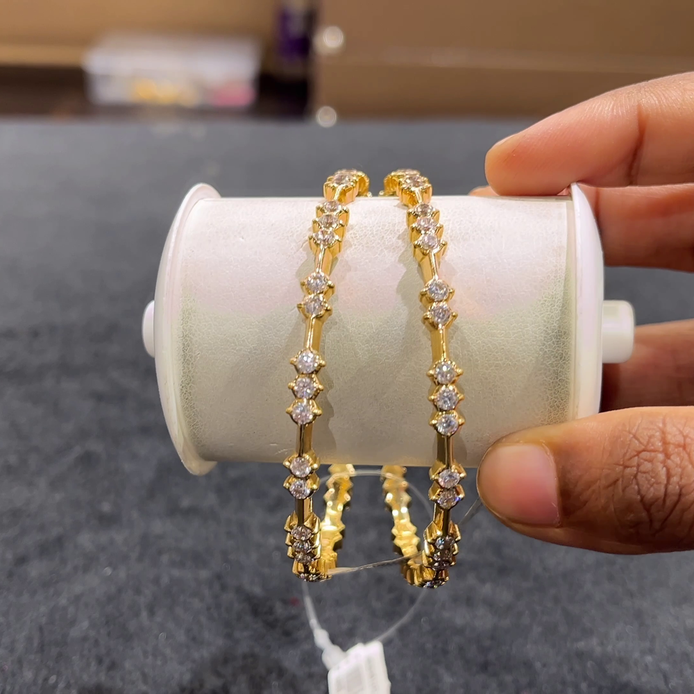 CHANDANA Brothers 37.695gms BANGLES 22K Yellow Gold