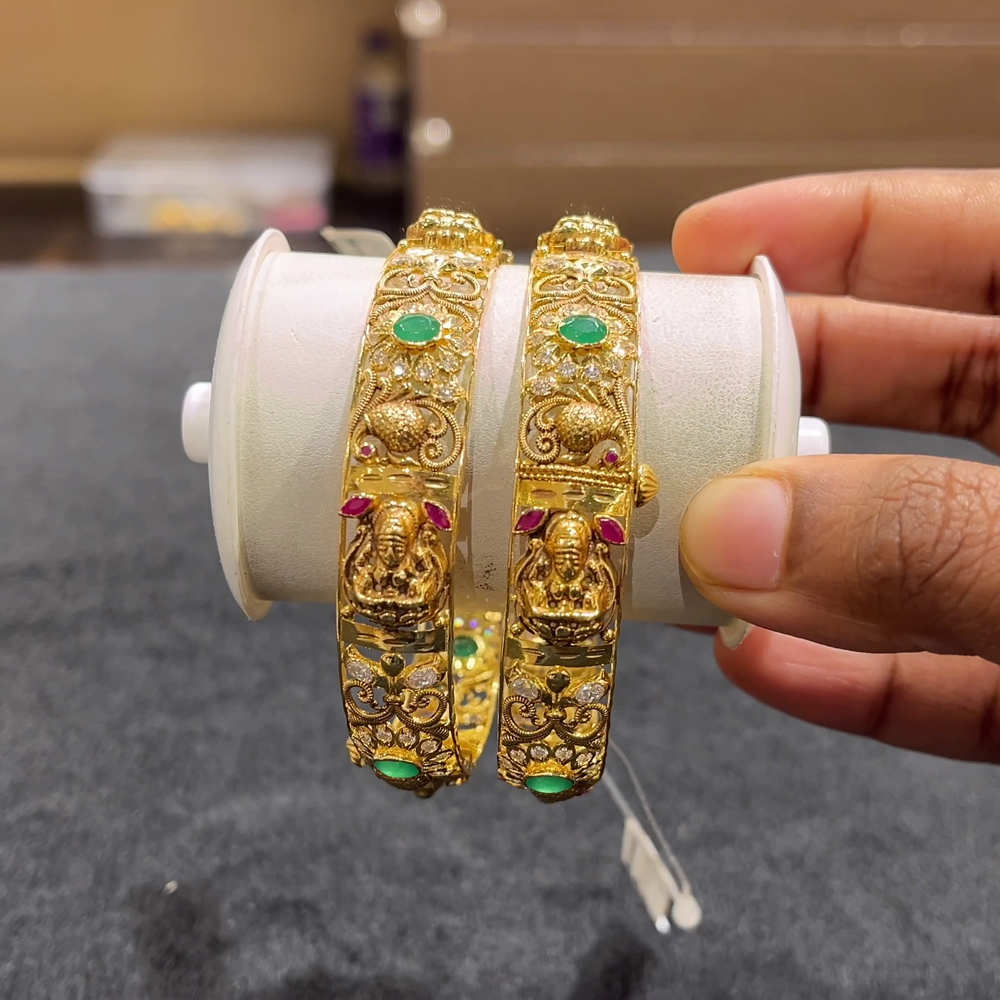 CHANDANA Brothers 36.41gms BANGLES 22K Yellow Gold