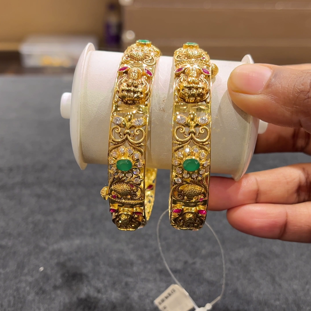 CHANDANA Brothers 36.41gms BANGLES 22K Yellow Gold