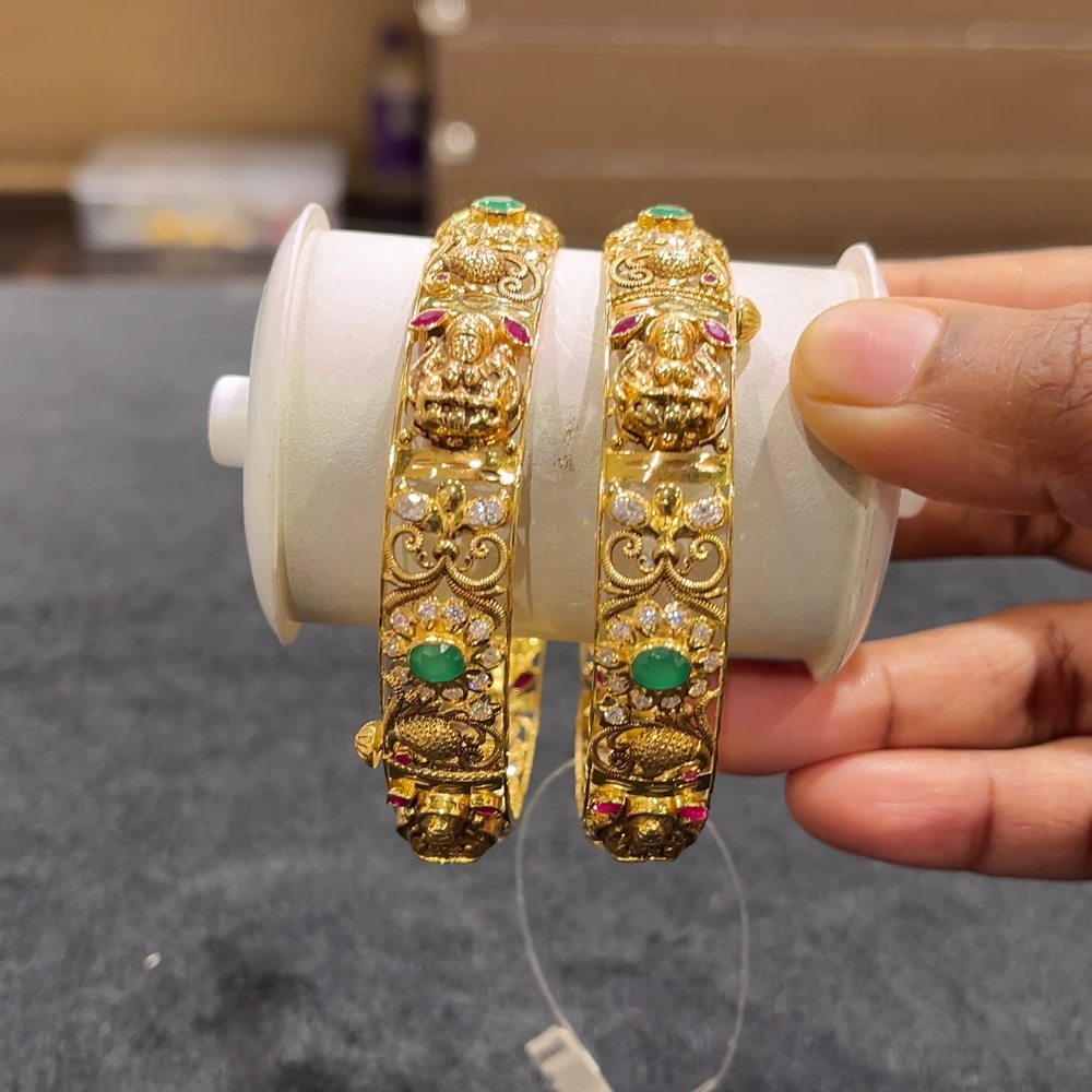 CHANDANA Brothers 36.41gms BANGLES 22K Yellow Gold