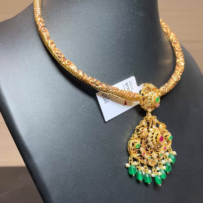 Chennai Shopping Mall 29.79gms NECKLACE 22K Antique