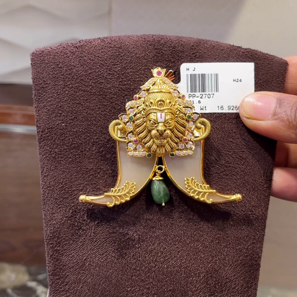 SRI RAM 16.926gms Pendent 22K Nakshi