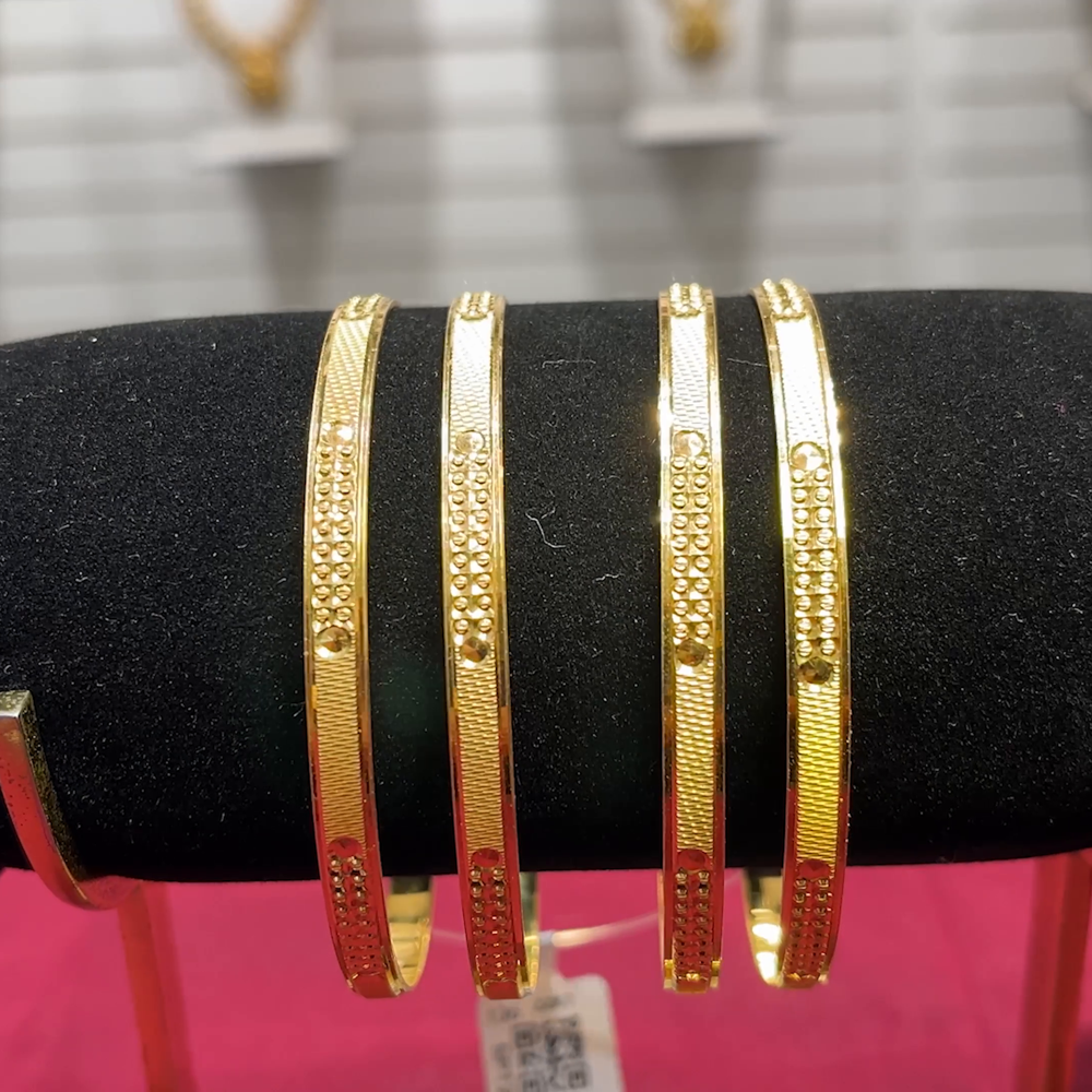 SOUTH INDIA 52.325gms BANGLES 22K Yellow Gold