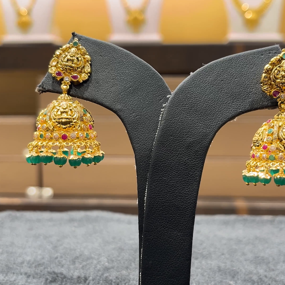 CHANDANA Brothers 19.35gms EARRINGS 22K Yellow Gold