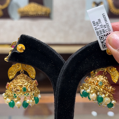 Chennai Shopping Mall 23.73gms EARRINGS 22K Yellow Gold