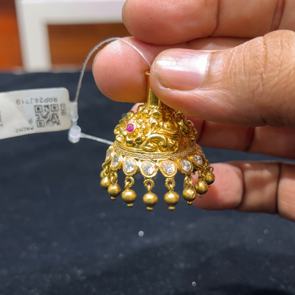 RS BROTHERS 15.57gms VADDANAM 22K Yellow Gold