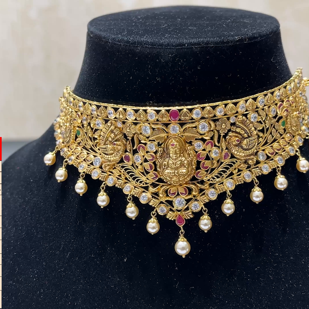 MUKUNDA JEWELLERS 26.555gms CHOKER 22K Yellow Gold