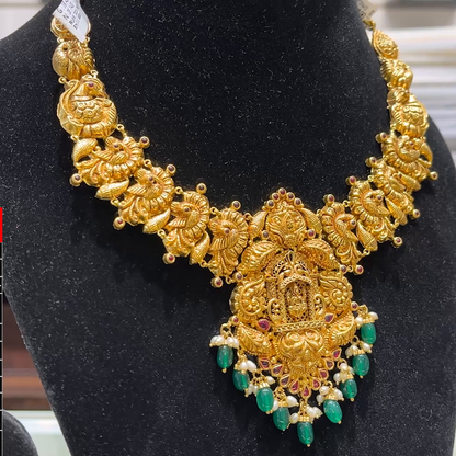 SOUTH INDIA 33.143gms NECKLACE 22K Yellow Gold