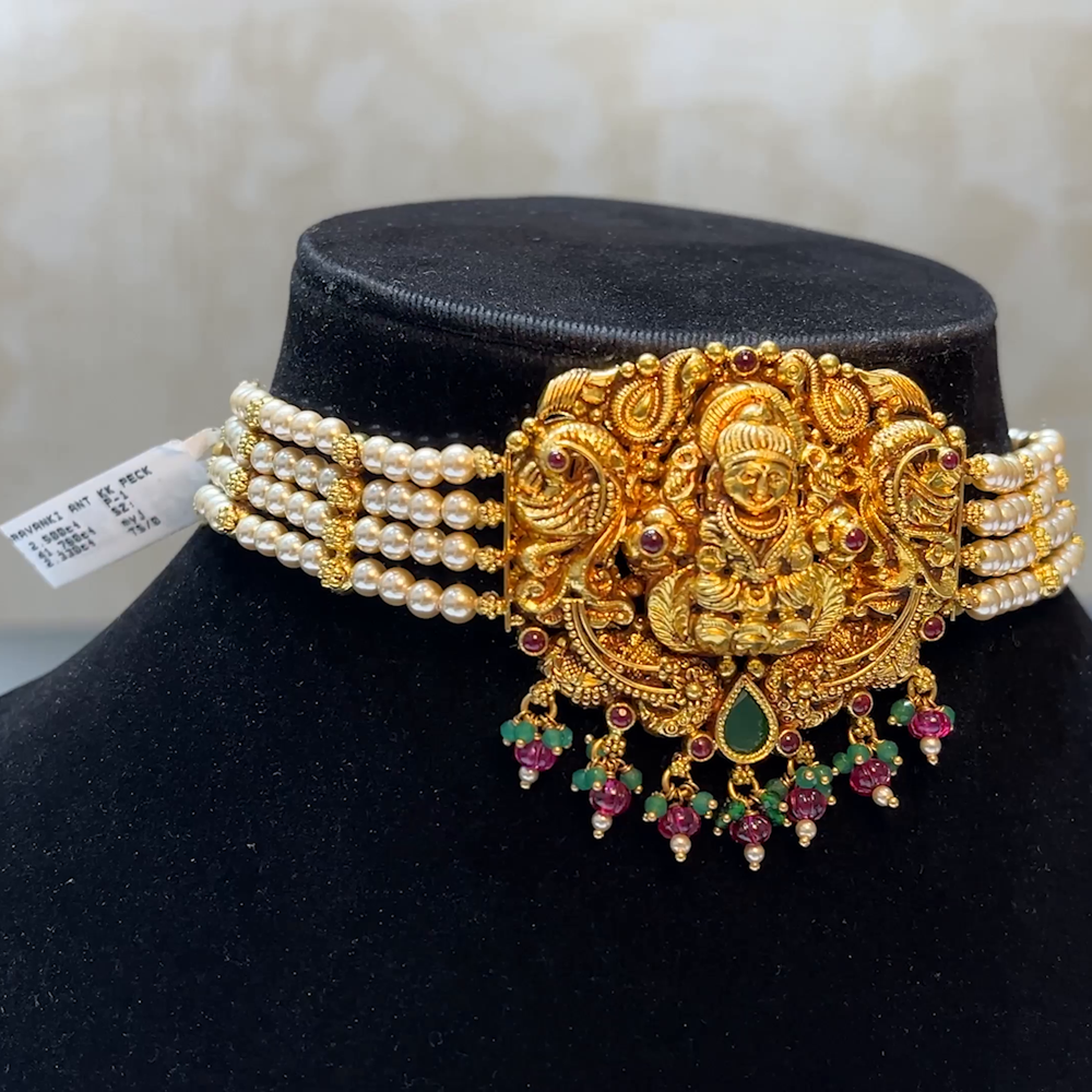 MUKUNDA JEWELLERS 23.302gms CHOKER 22K Yellow Gold