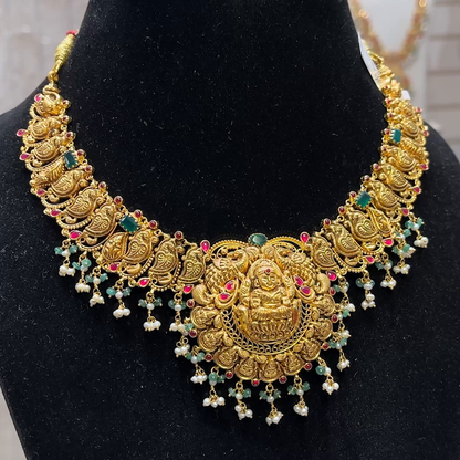 SOUTH INDIA 41.932gms NECKLACE 22K Yellow Gold