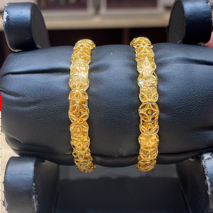 Chennai Shopping Mall 28.73gms BANGLES 22K Yellow Gold