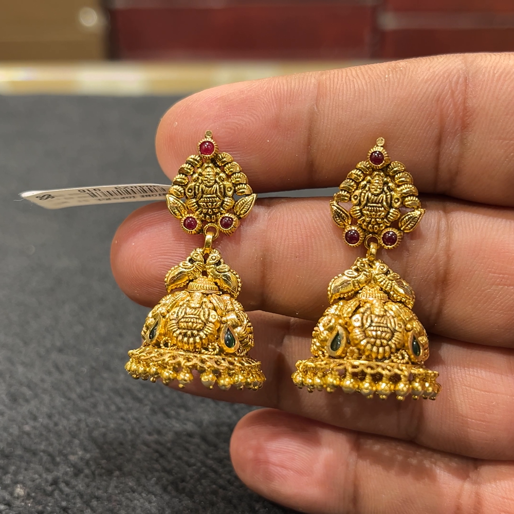 CHANDANA Brothers 10.93gms EARRINGS 22K Yellow Gold