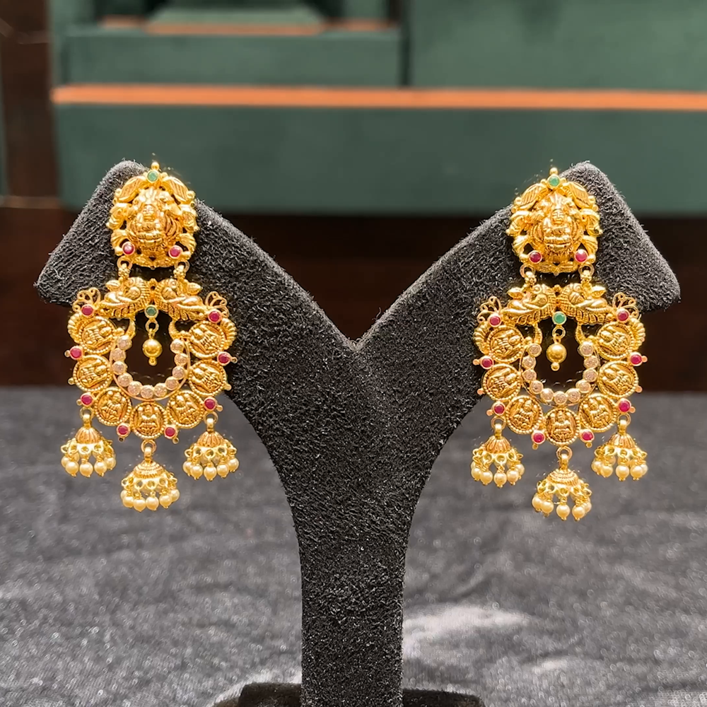 CMR 13.147gms EARRINGS 22K Yellow Gold