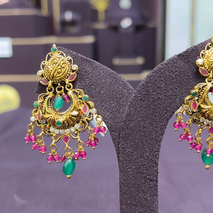 CMR 10.595gms EARRINGS 22K Yellow Gold