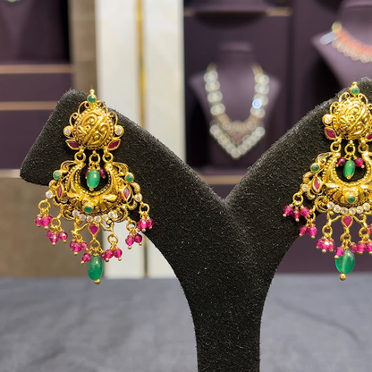 CMR 10.595gms EARRINGS 22K Yellow Gold