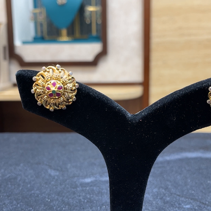 Chennai Shopping Mall 5.395gms EARRINGS 22K Yellow Gold