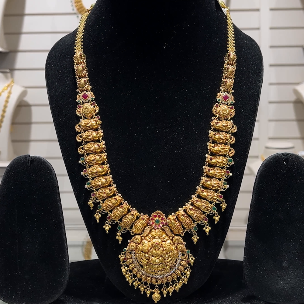 SOUTH INDIA 54.62gms HARAMS 22K Yellow Gold