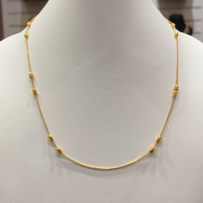 RS BROTHERS 5.224gms CHAINS 22K Yellow Gold