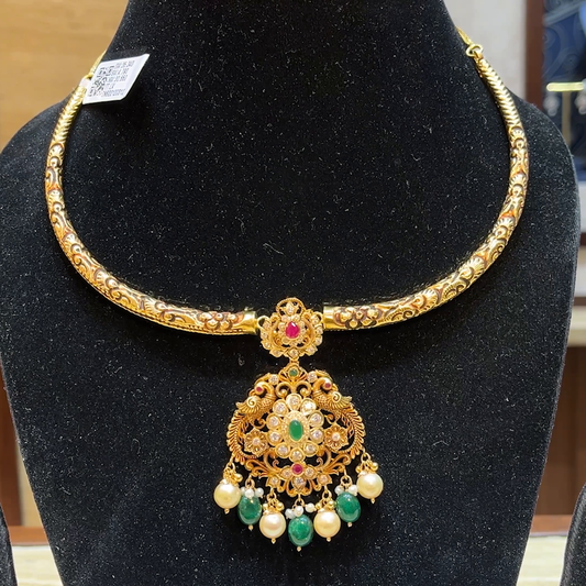 Chennai Shopping Mall 30.5gms NECKLACE 22K Yellow Gold