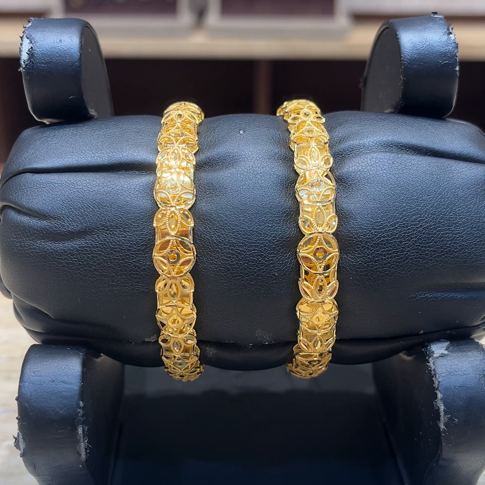 Chennai Shopping Mall 28.73gms BANGLES 22K Yellow Gold