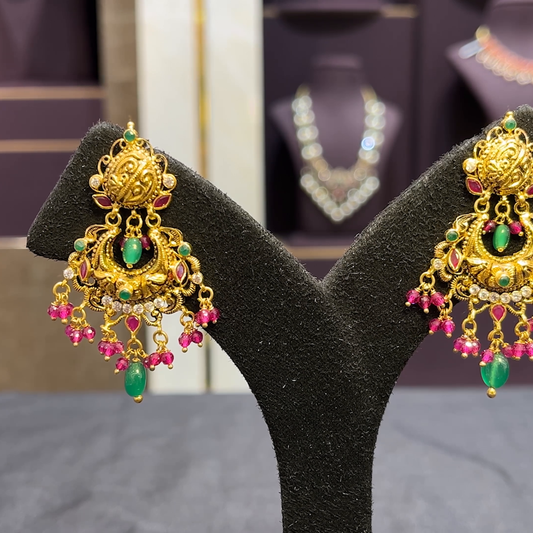 CMR 10.595gms EARRINGS 22K Yellow Gold