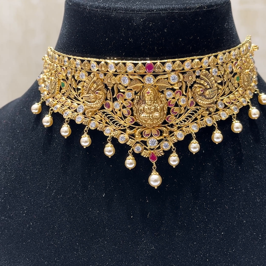 MUKUNDA JEWELLERS 26.555gms CHOKER 22K Yellow Gold