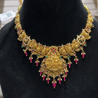 SOUTH INDIA 28.11gms NECKLACE 22K Yellow Gold