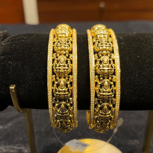 RS BROTHERS 43.418gms BANGLES 22K Yellow Gold