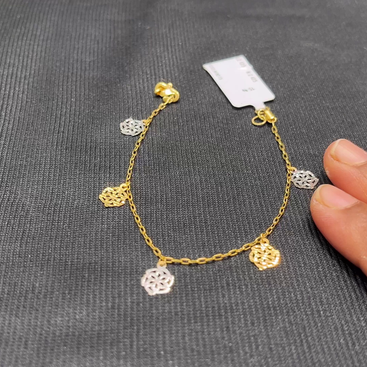 Anu Jewellers 2.435gms Bracelets 22K Yellow Gold