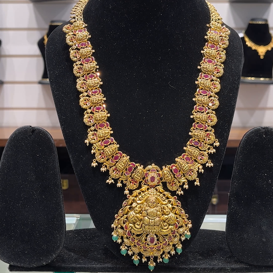 SOUTH INDIA 66.135gms HARAMS 22K Yellow Gold