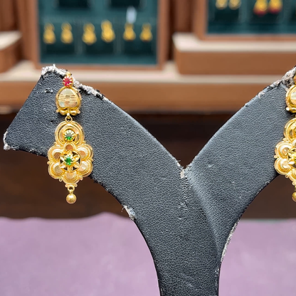 CMR 3.85gms EARRINGS 22K Yellow Gold