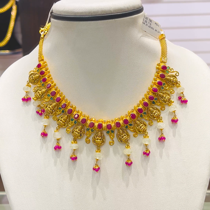 SOUTH INDIA 29.716gms NECKLACE 22K Yellow Gold