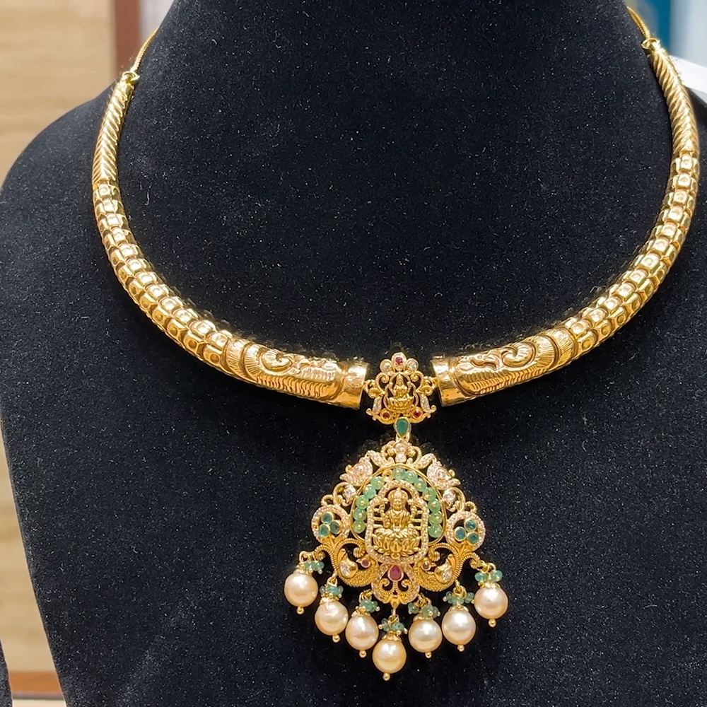 Chennai Shopping Mall 25.788gms NECKLACE 22K Yellow Gold