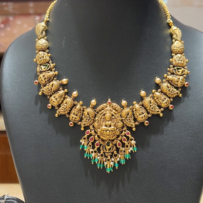 MUKUNDA JEWELLERS 27.542gms NECKLACE 22K Nakshi